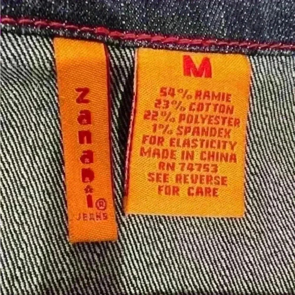 Custom repurposed Zanani Jean Jacket Size Medium - Picture 10 of 10